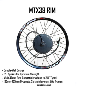 72V 5000W E-Bike Conversion Kit